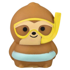 2" RUBBER SLOTH ASSORTMENT LLB kids toys