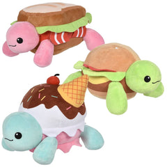 10" Food Turtles Plush - LLB Toys