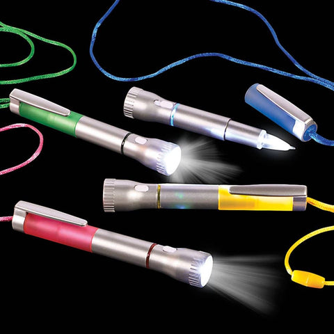 LIGHT-UP PEN W/NECKLACE LLB Light-up Toys