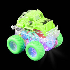 3.5" FRICTION GEAR LIGHT-UP BIG WHEEL TRUCK  - LLB Toys