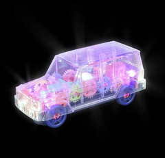 6.5" LIGHT-UP TRANSPARENT SUV LLB Light-up Toys