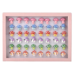 Mushroom Plastic Rings 1" - LLB Toys