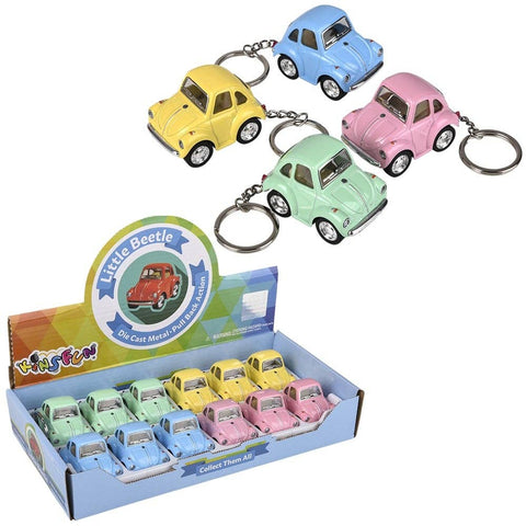 2" Diecast  Little Beetle Keychain-Pastel - LLB Toys