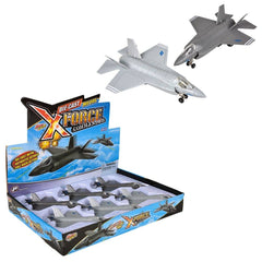 7.5" DIE-CAST PULL BACK F-35 LIGHTNING II LLB Car Toys