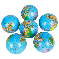 3" GLOBE STRESS BALL LLB kids toys