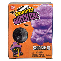 Jumbo Sugar Squeezy Halloween Witch Cat 4" - LLB Toys