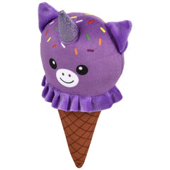 8" Ice Cream Cone Animals Plush - LLB Toys
