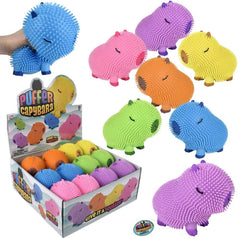 6" Capybara Puffer-Assorted Colors- LLB Toys