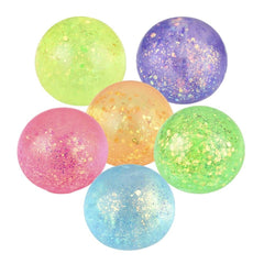 2.4" Squeezy Glitter Sugar Ball LLB Squishy Toys