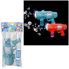 9.25" Light-Up Bubble Space Rifle With Sound - LLB Toys