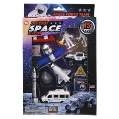 15PC DIE-CAST SPACE PLAY SET LLB Car Toys