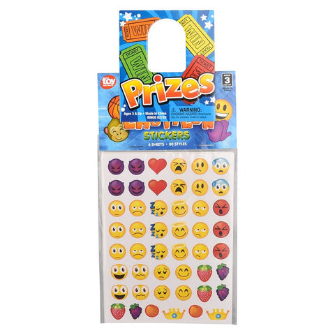7.5" Emoticon Stickers - LLB Toys