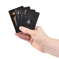 BLACK FOIL $100 BILL PLAYING CARDS LLB kids toys