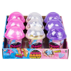 Magic Sand Shake Cup 5.75" 9ct - LLB Toys