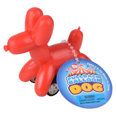 2.5" Pull Back Balloon Dog 24ct- LLB Toys