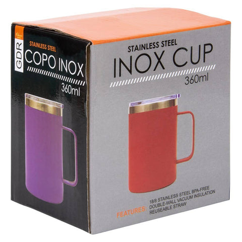 Stainless Steel White Coffee Mug 12oz - LLB Toys