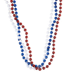 33" 7MM PATRIOTIC BEADS LLB kids toys