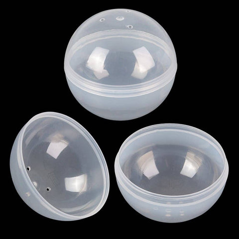 3" Clear Round Capsules - LLB Toys