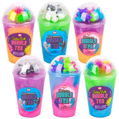 3.5" Bubble Tea Toy Slime 6ct - LLB Toys