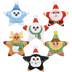 9" CHRISTMAS STAR plush ASSORTMENT LLB Plush Toys
