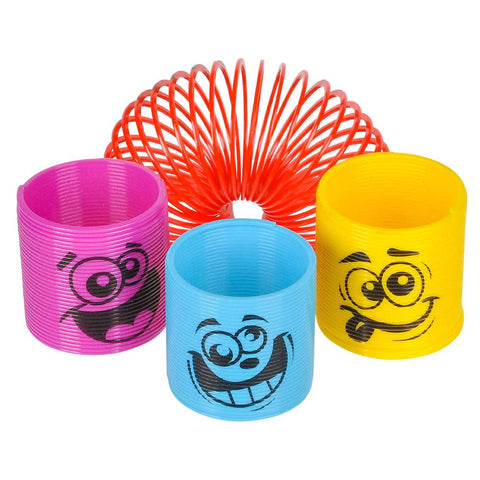 1.38" SILLY FACE COIL SPRING (50PC/UN) LLB kids toys