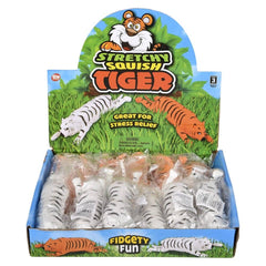 6" SQUEEZE AND STRETCH TIGER LLB kids toys