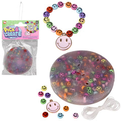 Pick N Create Smile Beaded Fidget Bracelet 12ct - LLB Toys