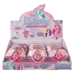 Unicorn Jewelry Set 12ct Dispaly - LLB Toys