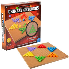 10" WOODEN CHINESE CHECKERS LLB Board Game
