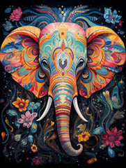 Fantasy Elephant Canvas Wall Art print