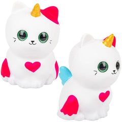 Jumbo Squish Sparkle Eye Mix 9"-10" 12pc Case - LLB Toys