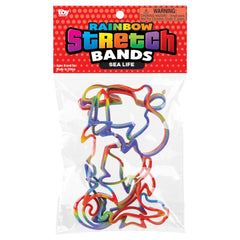 SEA LIFE RAINBOW SILICONE STRETCH BANDS LLB kids toys