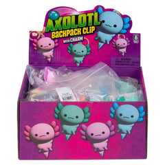 2.25" Axolotl Charm Wristlet Backpack Clip  -  LLB Toys
