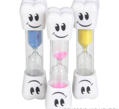 3.5" SMILEY TOOTH TIMER (48PC/UN) LLB kids toys