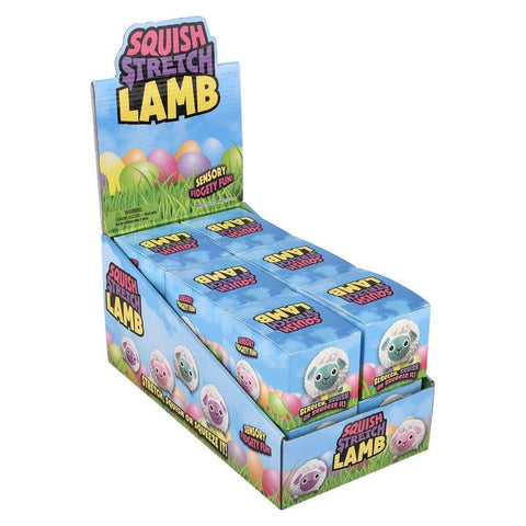 3.5" Squish And Stretch Easter Lamb - LLB Toys