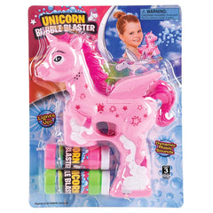 7" LIGHT AND SOUND UNICORN BUBBLE BLASTER LLB kids toys