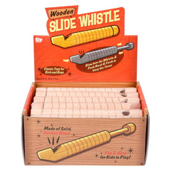 7.5" Wooden Slide Whistle Toy 24ct - LLB Toys
