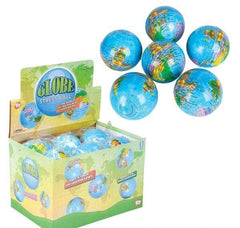 3" GLOBE STRESS BALL LLB kids toys