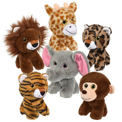 7″ Jungle Assortment LLB Plush Toys