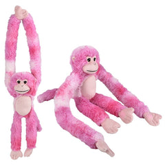 29.5" Earth Safe Extend-A-Pull Pink Monkey - LLB Toys
