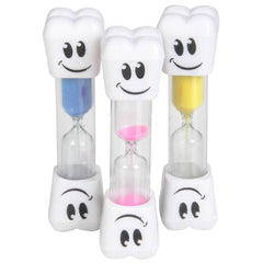 3.5" SMILEY TOOTH TIMER (48PC/UN) LLB kids toys