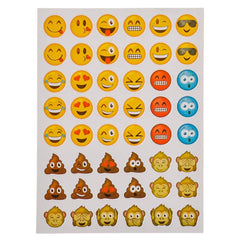 7.5" EMOTICON STICKERS LLB Sticker