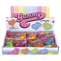 1.5" Gummy Capybara Character LLB Squishy Toys