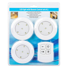 3.5" REMOTE CONTROLLED LED LIGHT SET 3 PIECE LLB kids toys