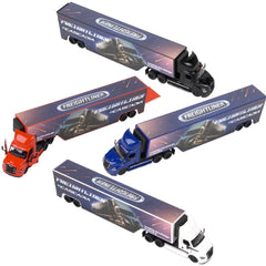 5" Diecast Freightliner Ecascadia W/Container - LLB Toys