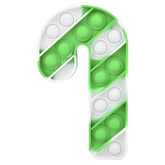 CANDY CANE BUBBLE POPPER 6.5" LLB kids toys Christmas