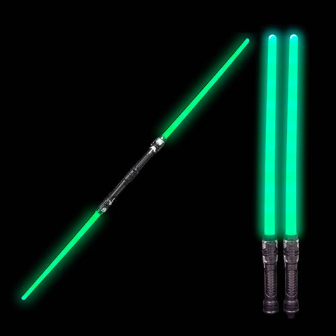 51.5" Super Bright Green Light-Up Double Sword - LLB Toys