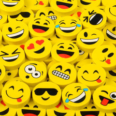 1" EMOTICON ERASER (72PC/UN) LLB Stationarys