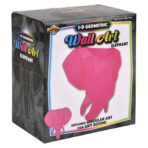 Elephant Geometric Wall Art 4.25" LLB kids toys