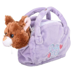 9" KITTEN IN PURSE LLB Plush Toys